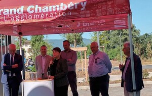 Inauguration du nouveau carrefour de la Trousse