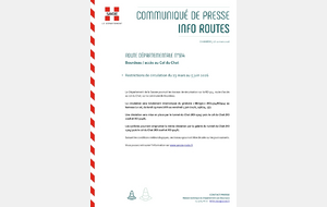 Fermeture du col du Chat