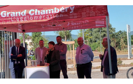 Inauguration du nouveau carrefour de la Trousse