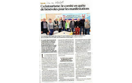 AG du Codep73 de cyclotourisme