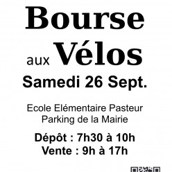 Bourse aux vélos 2026